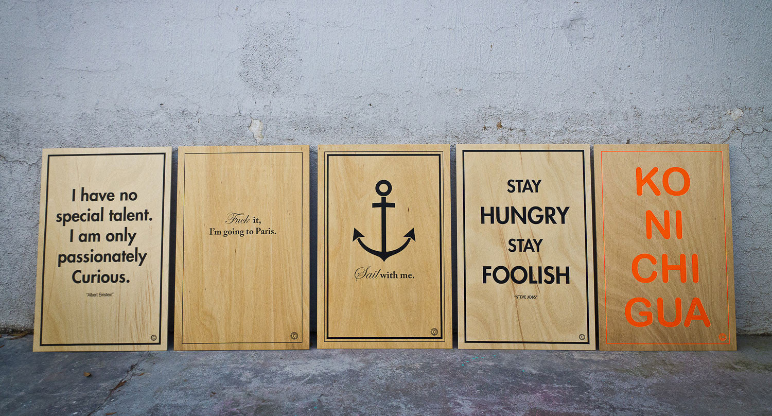 Wood Posters